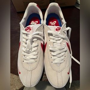 Gently Worn Nike Sb White/Varsity Red-Varsity Royal-White